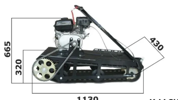 Мотобуксировщик XTREME-MOTORS "Конек-Горбунок" 6.5 л.с. в Коломне