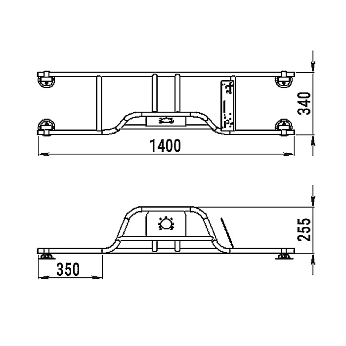 Стойка рулевая с бортовым креплением малая в Коломне