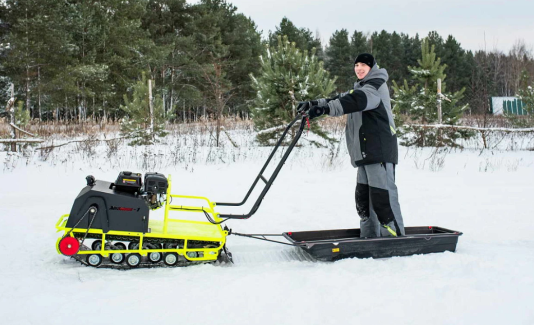 Мотобуксировщик Бурлак ХОЗЯИН-1 (капот ткань) в Коломне