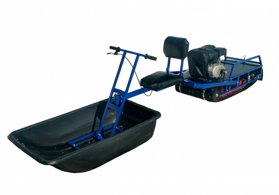 Мотобуксировщик толкач Альбатрос-XL8 с модулем. С фарой, склизы в Коломне