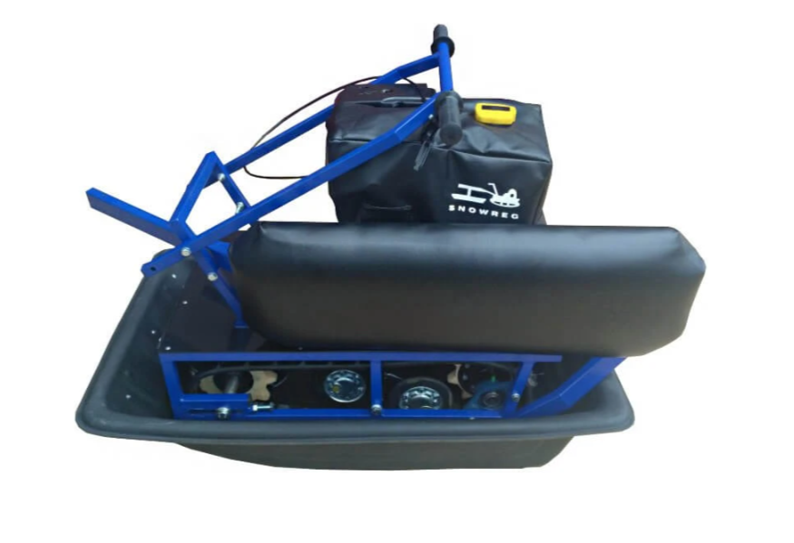 Мини-мотобуксировщик Альбатрос-М с фарой в Коломне