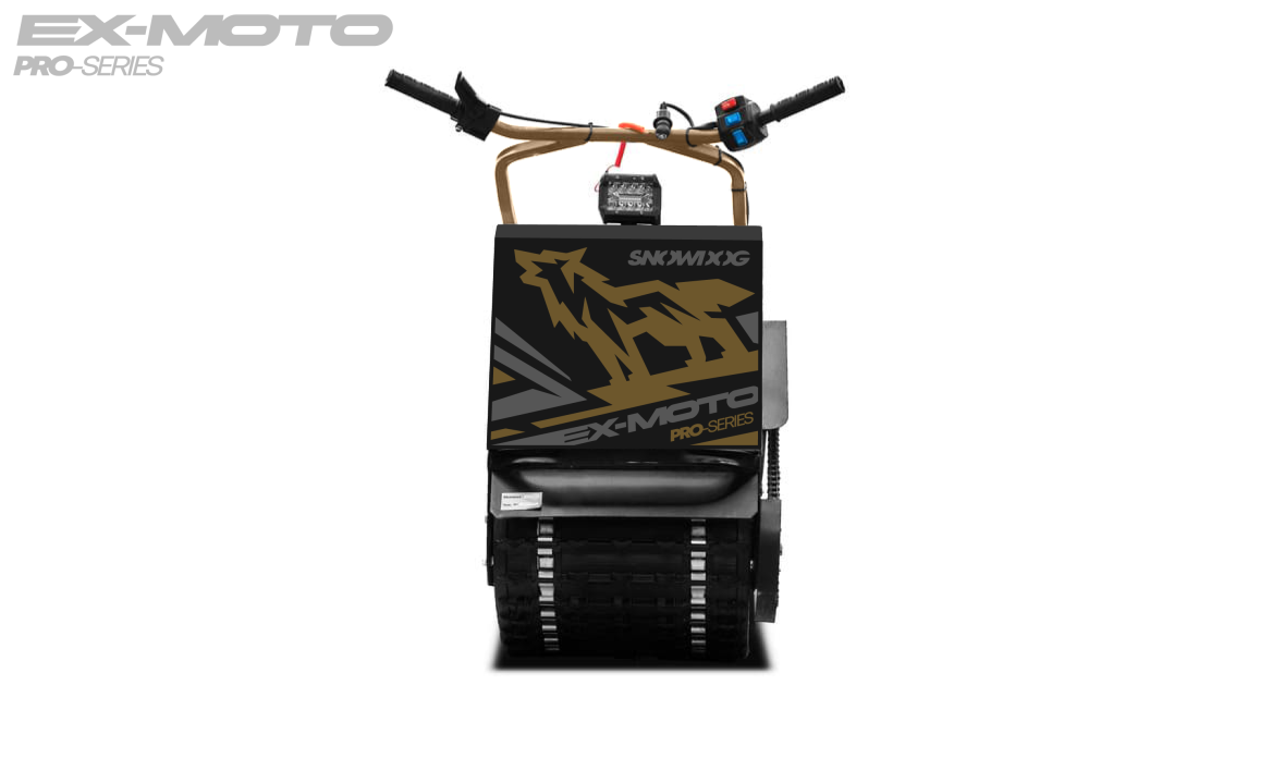 Мотобуксировщик EX-MOTO SNOWDOG S380 8л.с. в Коломне