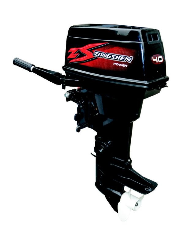 Лодочный мотор Zongshen T40 (+руль+пульт) в Коломне
