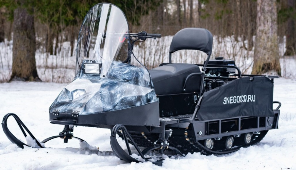 Миниснегоход Бурлак Егерь Экспедитор 15 л.с. , реверс, тормоз, капот белый в Коломне