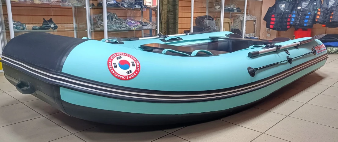 КОМПЛЕКТ ЛОДКА MISHIMO LITE 350 + МОТОР 9,8 Л.С. в Коломне