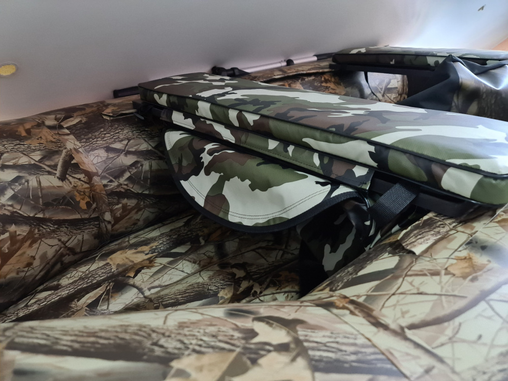 КОМПЛЕКТ МЯГКИХ НАКЛАДОК С СУМКОЙ ДЛЯ ЛОДОК 80Х20 КАМУФЛЯЖ в Коломне