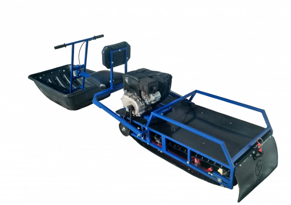 Мотобуксировщик толкач Альбатрос-XL8 с модулем. С фарой, склизы в Коломне