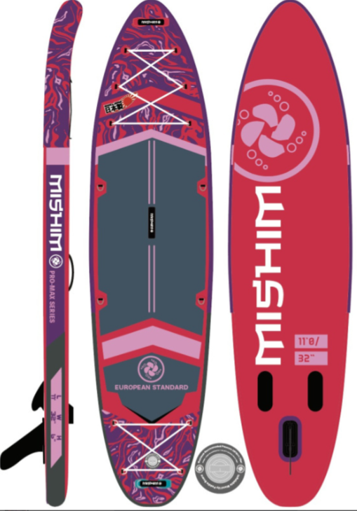 SUP (САП) Доска MISHIMO PRO-MAX Viva Magenta 10.8’ (330см) в Коломне