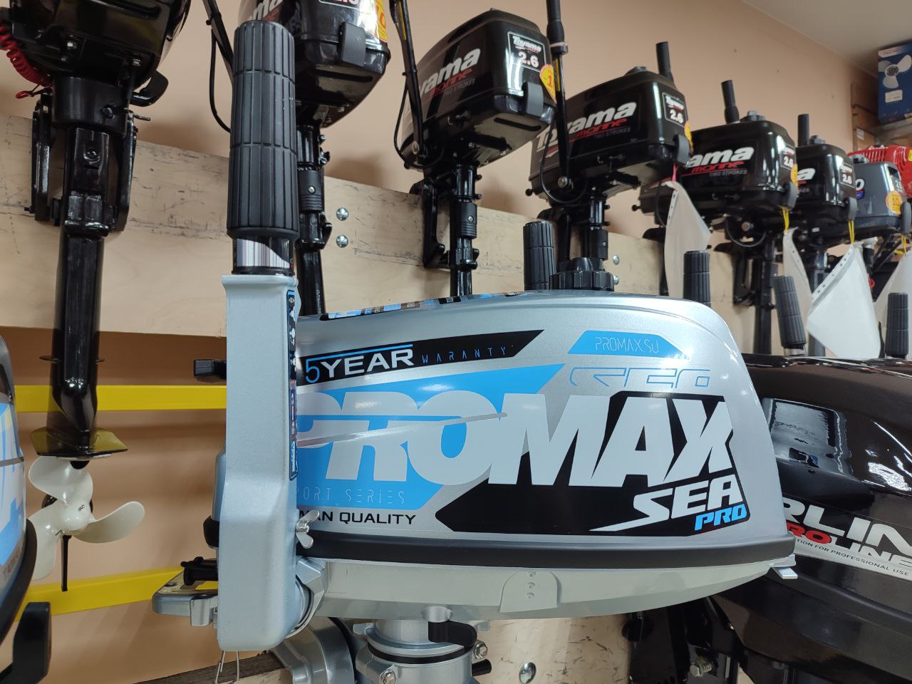 Лодочный мотор PROMAX SP5FHS (внешний бак 12 л) в Коломне