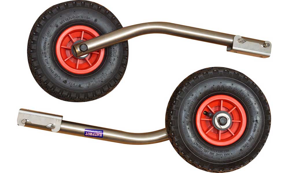 Транцевые колеса модульные удлиненные из нержавеющей стали в Коломне