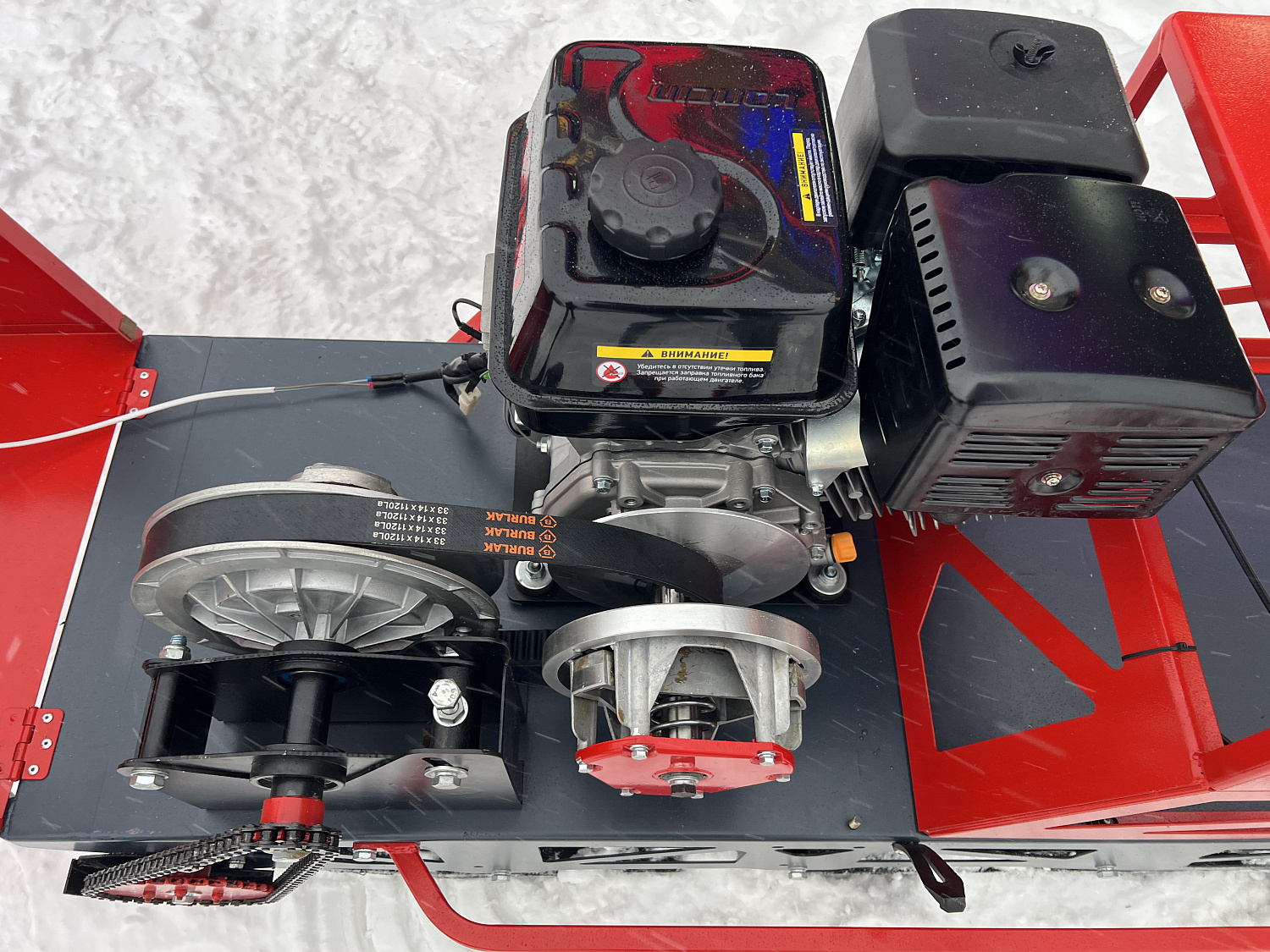 Мотобуксировщик EX-MOTO SNOWDOG S500 15л.с в Коломне