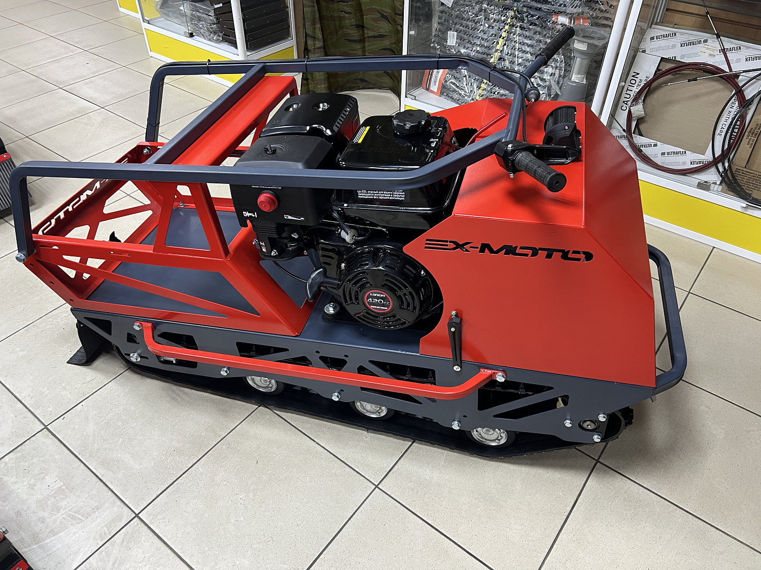 Мотобуксировщик EX-MOTO SNOWDOG S500 15л.с в Коломне