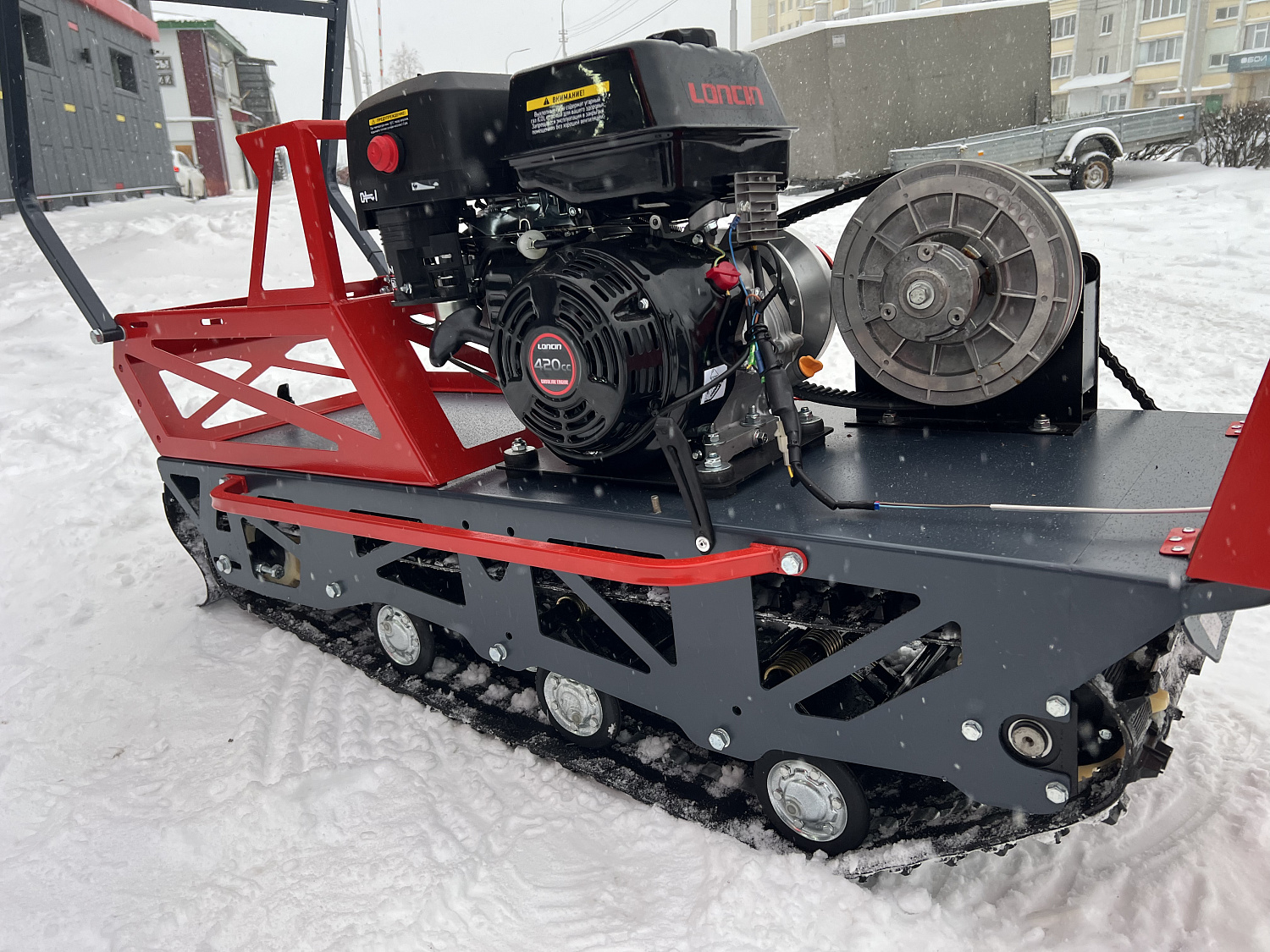 Мотобуксировщик EX-MOTO SNOWDOG S500 15л.с в Коломне