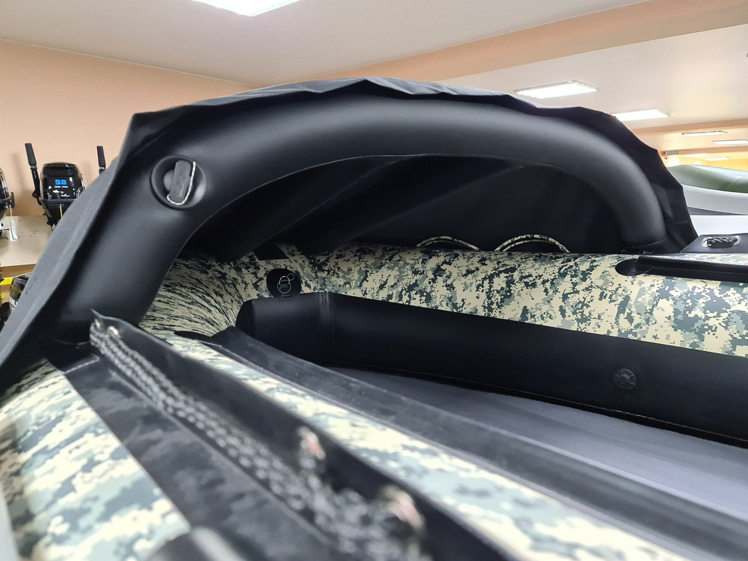 КОМПЛЕКТ НОСОВОГО ТЕНТА К ЛОДКЕ SMARINE AIR MAX 380 ЧЕРНЫЙ в Коломне