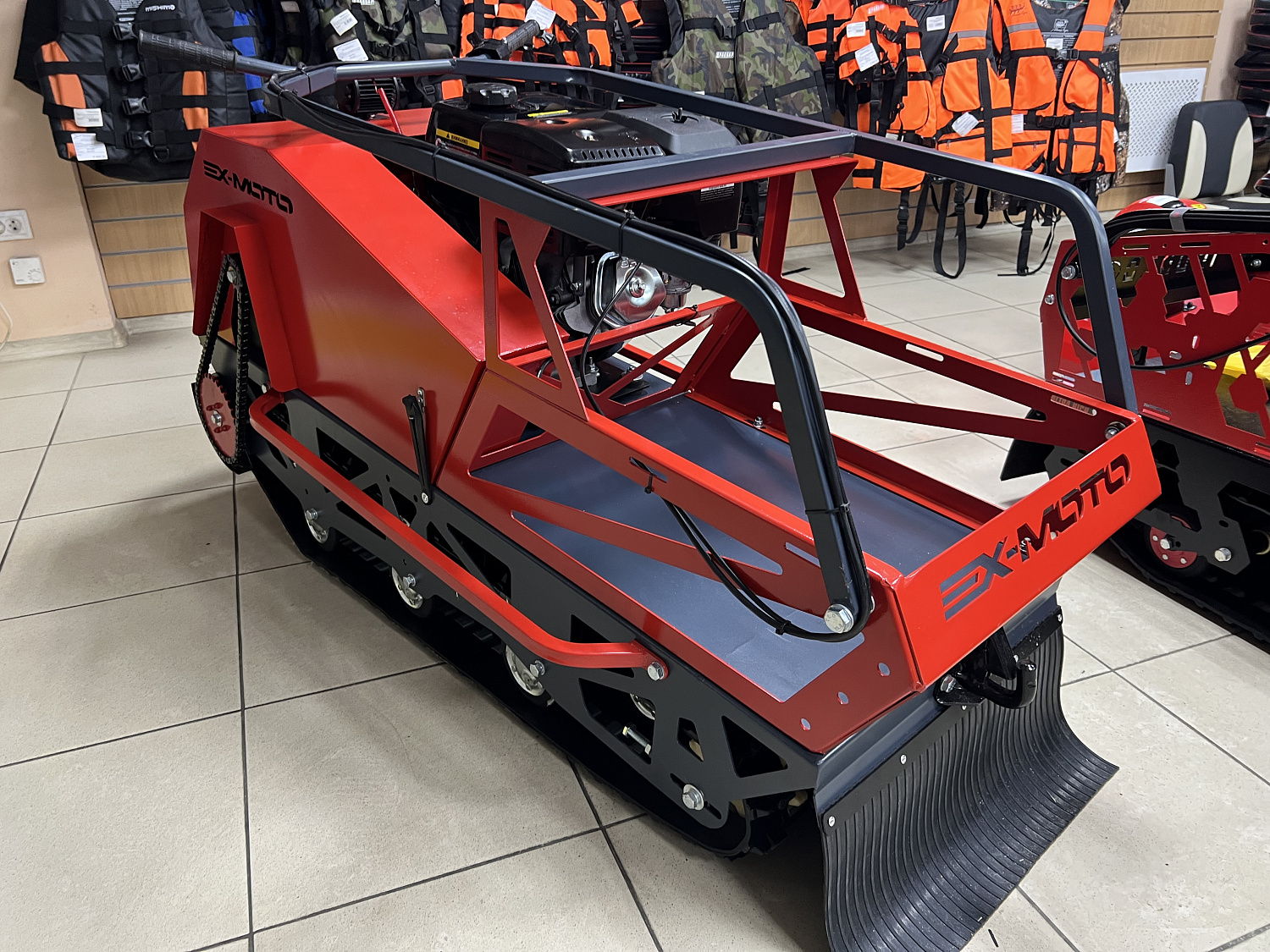 Мотобуксировщик EX-MOTO SNOWDOG S500 15л.с в Коломне