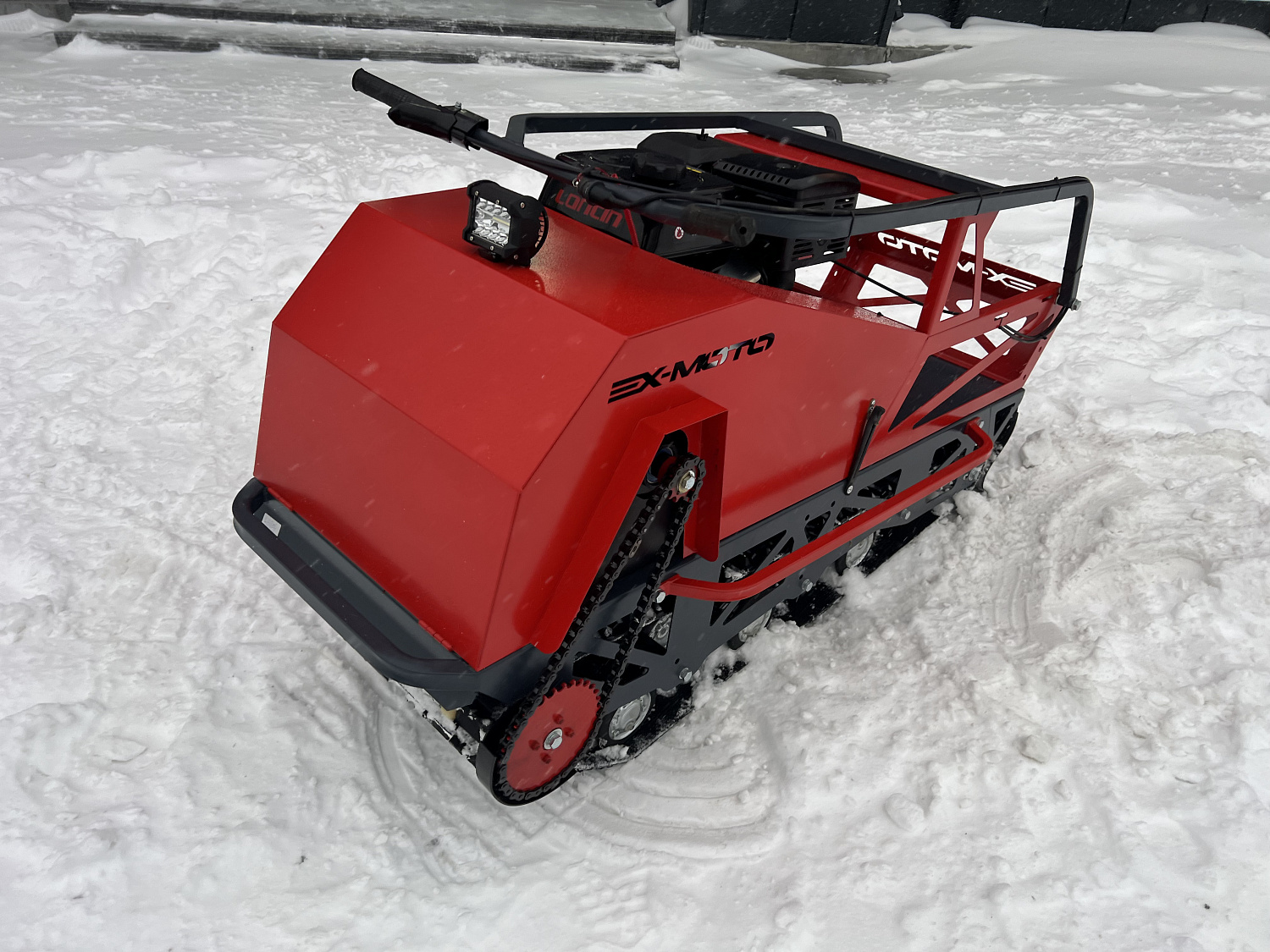 Мотобуксировщик EX-MOTO SNOWDOG S500 15л.с в Коломне